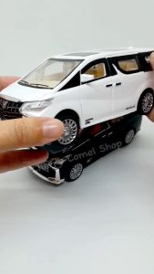 Toyota Alphard Toy Car Model with Sound & Lights Miniature Cars Modal Kereta Mainan MPV