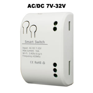 1 Channel WIFI Tuya Smart Relay Broad 12V 24V 110V 220V Dry Contact NO/NC/COM Module Remote Switch for Light/MotorAlexa Work