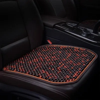 LIMATI | Cooling Massaging Car Seat Pad Aromatic Wood Camphor Pearl Cypress
