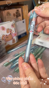 MỰC ĐEN] Bút Bi Gel AODEMEI K38 Ngòi 0.5mm Có Đệm Tay Cao Su _ Bút Bi Bấm Mực Đen Mau Khô