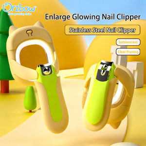 Orzbow Baby Toenail Clippers Nail Clippers with LED Light 25X Magnification – Safety Scissors for Nail Care