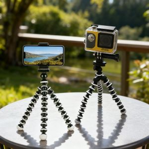 Chân Đế Ba Chân Linh Hoạt Octopus Gorillapod Cho Máy Ảnh Điện Thoại DSLR - Chân Đế Mini Để Bàn Có Kẹp Để Chụp Ảnh Và Quay Video Di Động