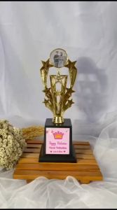 TROPHY CUSTOM SPECIAL EDISI VALENTINE BISA REQUEST UCAPAN DAN FOTO DI TROPHY FREE KARTU UCAPAN
