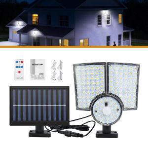 10000W Super Bright Solar Outdoor Lights Split Solar LED Light 3 Modes Solar Street Light Waterproof Wall Lamp Garden Decoration