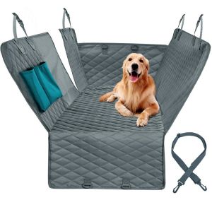 Car Backseat Cover Dog Hammock Seat Cover Waterproof Nonslip Rubber Backing Protector Washable Durable Folding Portable