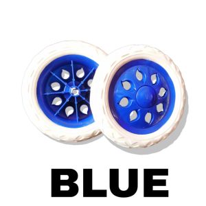 2pcs 16cm Shopping Trolley Caster Wheels EVA Solid Shopping Cart Trolley Wheels Replacement