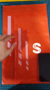 COURIER POUCH Orange Pouch (S Labeled) 50/100pcs Size S-M-L Shipping Pouch