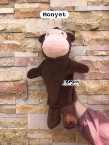 Boneka Tangan Karakter Hewan Lucu / Mainan Hand Puppet Anak Edukasi