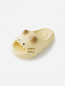 chikoku | Anti-Bacterial Silent Thick Sole Cat Claw Design Indoor Slippers