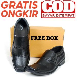 Sepatu Pantofel Tali Pria Kerja Spatu Pantopel Laki Laki Dewas