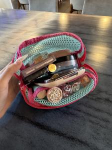 Túi Đựng Mỹ Phẩm Di Động Thanh Lịch Túi Đựng Mỹ Phẩm Nhỏ Gọn Túi Đựng Mỹ Phẩm Chống Thấm Nước Túi Đựng Mỹ Phẩm Phong Cách Nhật Bản