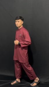 Stelan Koko Kurta Pakistan Model Lengan Panjang Model Terbaru Motif Polos