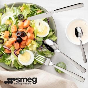 SMEG stainless steel steak Western tableware knife fork fork household high-end 4-piece set