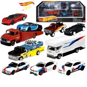 Hot Wheels | Mô Hình Xe Tải Pickup Nissan Bugatti American & Nhà Để Xe Phiên Bản Sưu Tầm