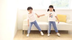 Childrens Casual Pants Candy Color Sports Pants Elastic Breathable Summer Anti Mosquito Pants 2-12 Years Old