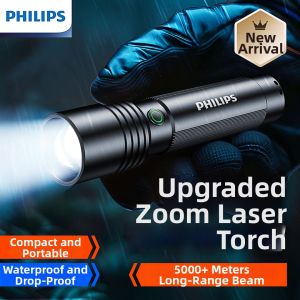 Philips | Ultra Bright Outdoor Rechargeable Compact Durable Multi-function Flashlight