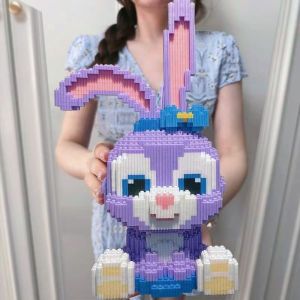 网红可爱库洛米积木美乐蒂兼容乐高积木The popular cute Kuromi building blocks Melody are compatible with Lego building blocks