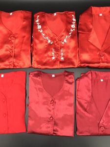 Hong Kong Wedding New Bride Groom Red Dragon And Phoenix Suit under Shirt Sleeveless Cotton Ice Silk Sleepwear for Brides