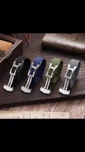 20mm 22mm High Quality Fabric Nylon Watch Strap for Women Men Universal Sport Weave Canvas Watch Band Bracelet with Fold Buckle