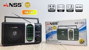 NSS Portable Solar Radio FM/AM/SW With 2 BAND Multimedia Speaker System
