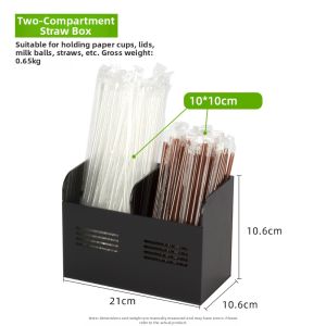 Black Acrylic Cup Rack for Cafe and Tea Bar