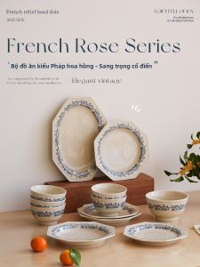 SIYUE | High Aesthetic Home-use French Ceramic Bowl