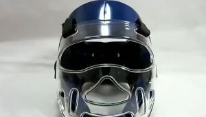 Kaca Pelindung Helm Taekwondo ABS Face Shield Taekwondo Karate Sanda S/L
