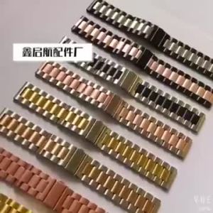 Quick Release Solid Stainless Steel Watch Strap Replacement for 18 20 22 24mm Watch Band Metal Folding Buckle Watch Bracelet