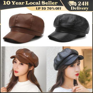 Vintage Beret Newsboy Hat Adjustable Autumn Winter Hat Beret Octagonal Cap Soft Woolen Beret for Women Berets Painter Cap Fashion Party Leather Hats Women Newsboy Caps 2025 Autumn Winter Octagonal Painter Caps Elegant Artists Berets Female Beanies