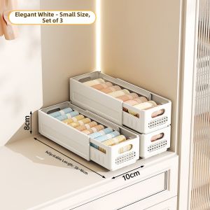 XUNHUAI | Adjustable Plastic Home Wardrobe Organizer Storage Box