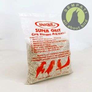 SEMPATI Grit Kerang Laut Pakan Burung Nutrisi Untuk Lovebird Kenari Merpati GRITGKM