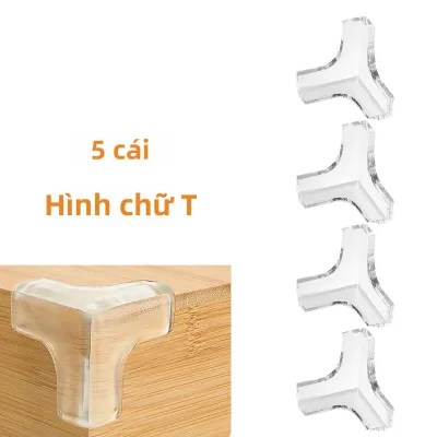 4/10 Chiếc Silicone Bảo Vệ Góc Bàn Cho Bé An Toàn Trẻ Em Bảo Vệ Cạnh Chống Va Chạm Bao Unisex Chất Liệu Nhựa PVC
