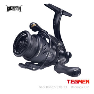 Kingdom TEGMEN 2023 Spinning Fishing Reel Carbon 2000 2500 3000 Light Spool jigging Reel 6.2:1 5.2:1 Spinning Reels 142g