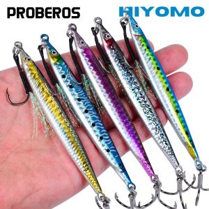 PROBEROS เหยื่อล่อตกปลาเหล็กทรงช้อนจมอย่างรวดเร็วขนาดเล็กเหยื่อที่เคลื่อนไหวไปมาอย่างรวดเร็ว14G/17G/21G/28G/35G/45G แบบเบาพิเศษชุดตกปลา Saltwater Jig Slow Fast Jig