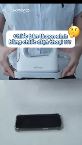Bàn là hơi nước mini Kaiyo 17 x 7.1 x 14cm bảo hành chính hãng 2 năm