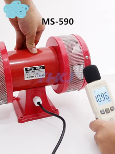 KKOLE Bidirectional Wind Screw Alarm MS-590/790 Electric Motor Air Defense Alarm Buzzer 220v High decibel