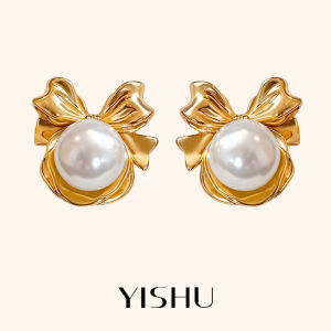 Bow Pearl Earrings