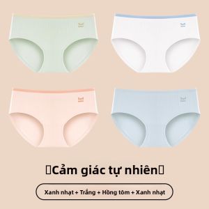 Quần lót nữ MiiOW cotton không đường may thoáng khí kháng khuẩn