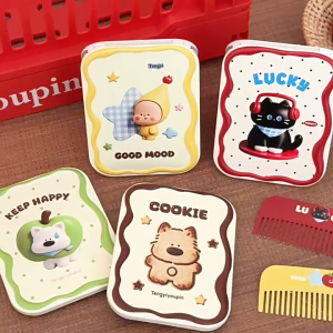 Gương lược mini bỏ túi tiện lợi cute xỉu gương cầm tay đa năng mang đi chơi đi học lam qua xinh