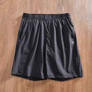 Quick Dry Lightweight Comfortable Mens Summer Sports Casual Five-Quarter Pants Shorts Trendy Straight Leg mid Waist Youth Popular Daily Nylon Spandex