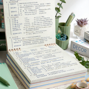 Vintage Square Notebook Ruled Loose-leaf