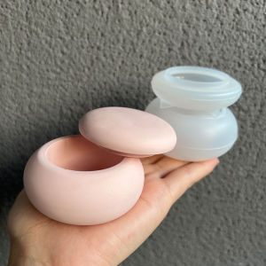 Round Storage Box Silicone Mold DIY Concrete Candle Cup Candle Holder Square Storage Jar Plaster Resin Casting Mold