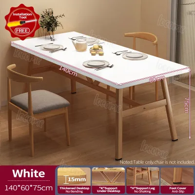 Dining Table And Desk Solid Wood Table Home Stable Dining Restaurant Table And Chair Set Strengthen furniture miscellaneous desk computer desk
