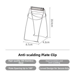 Adjustable Foldable Stainless Steel Steamer Rack