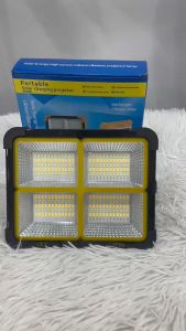 3600Wไฟฉุกเฉิน สปอตไลท์พกพา ไฟพกพาอเนกประสง Solar floodlight ไฟฉุกเฉินในบ้าน กันน้ำ กันฟ้าผ่า ไฟฉายชาร