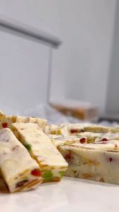 Greenpea Nugat bars Real Fruit นูกัตบาร์ ผลไม้รวม ขนาด 200 กรัม หนุบหนับไม่เหนียว หวานตัดเปรี้ยว หอม นูกัต