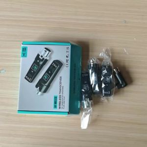 2.4GHz XLR Micro Không Dây Hệ Thống Thu Phát Có Thể Sạc Lại Bộ Chuyển Đổi Cho Mic Năng Động Trộn Âm Thanh Hệ Thống PA Đàn Guitar
