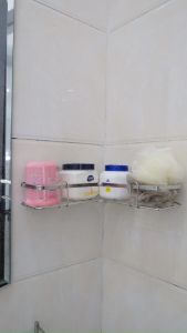 KỆ GÓC CHỮ L NHÀ TẮM HiVE INOX CAO CẤP HÀN QUỐC