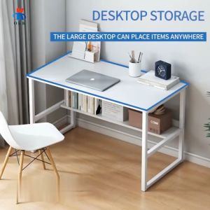 120CM Meja belajar Study Table Nordic Simple Computer Table Double Layer Office Desk Meja Komputer Home Office Meja Kerja Table Student Writing Meja
