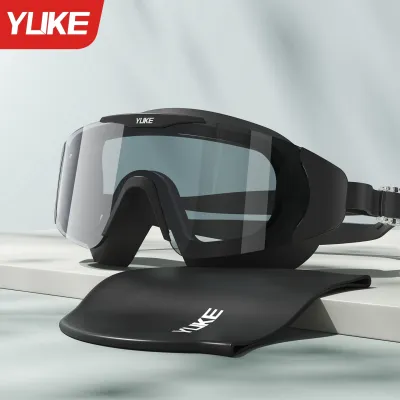 YUKE | แว่นว่ายน้ำกรอบใหญ่ป้องกันฝ้า HD